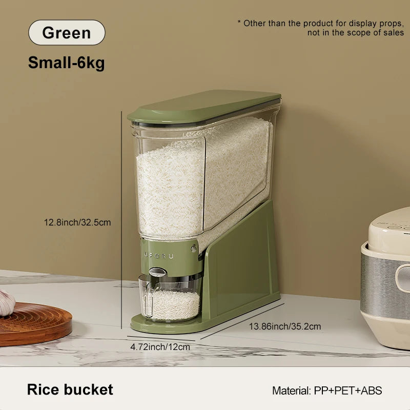 Distributeur de Riz Hermétique UFORU — Boîte de Rangement Alimentaire Anti-Humidité