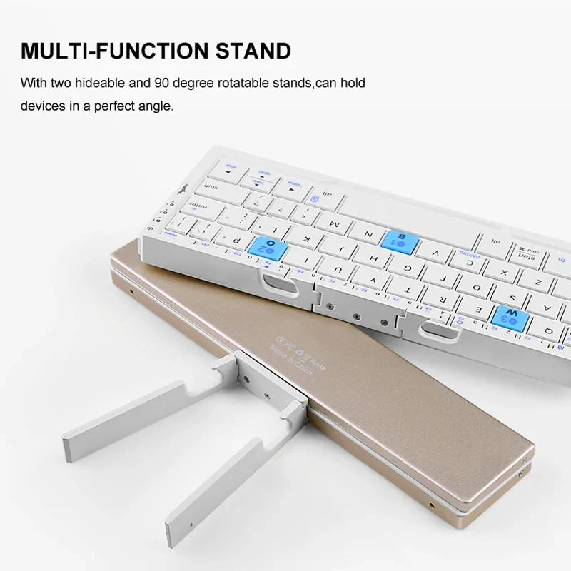 Clavier pliable Bluetooth — Mini clavier rechargeable 3 appareil