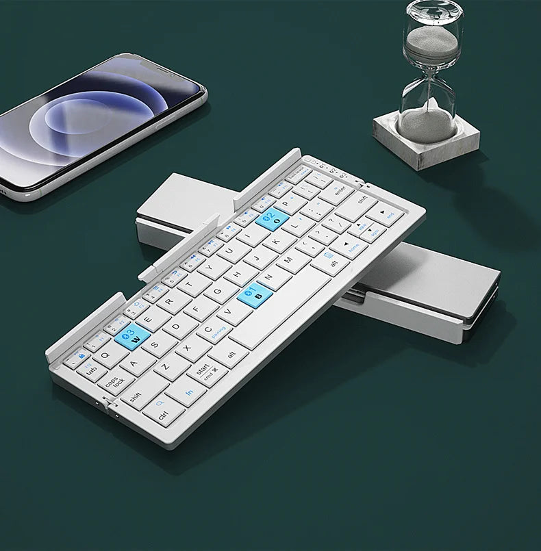 Clavier pliable Bluetooth — Mini clavier rechargeable 3 appareil