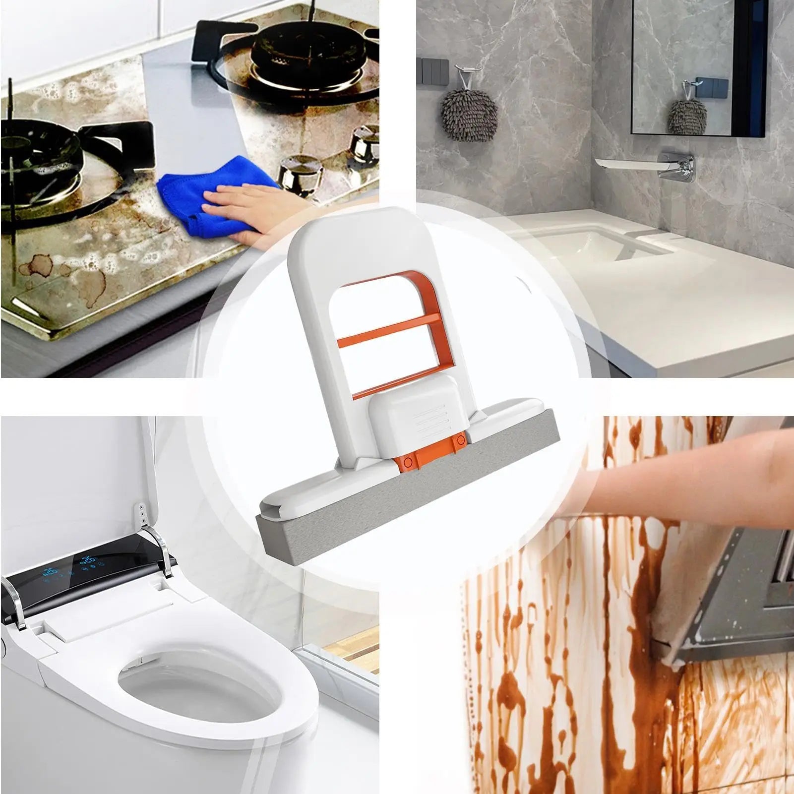 Mini Mop Self-Squeeze — Nettoyage multi-surfaces compact et pratique