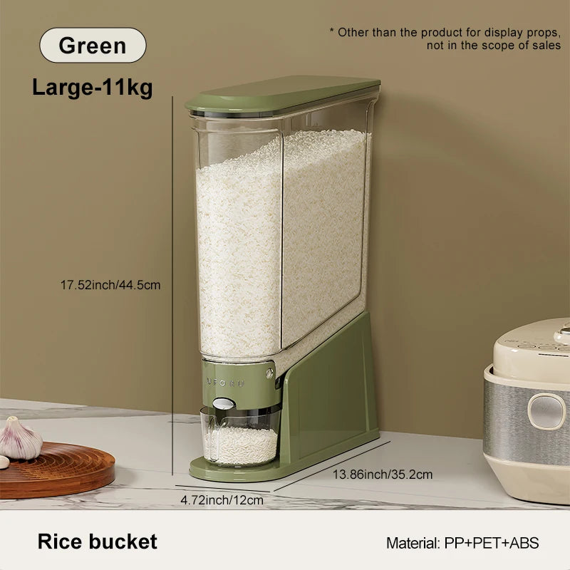 Distributeur de Riz Hermétique UFORU — Boîte de Rangement Alimentaire Anti-Humidité